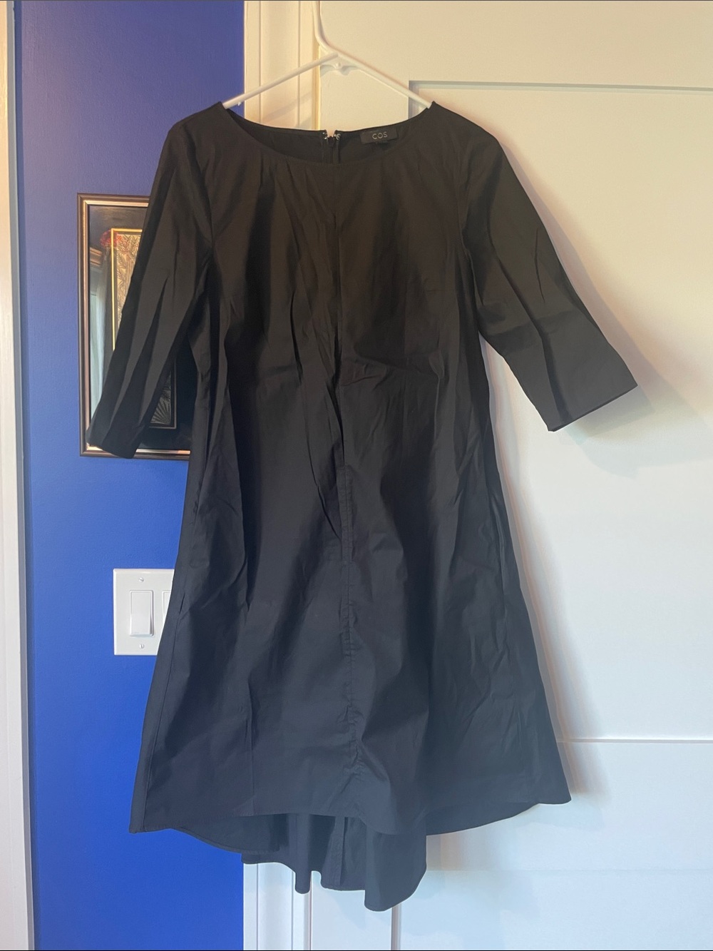 COS Black High-Low A-Line Dress
